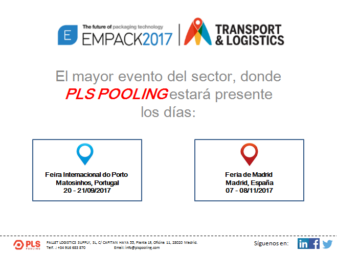 PLS POOLING WILL ATTEND EMPACK 2017.